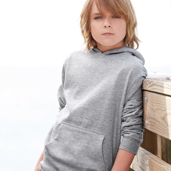 Youth Midweight Hooded Pullover Sweatshirt Thumbnail